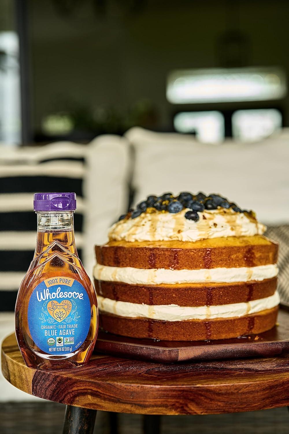 image:imageWholesome FT Organic Blue Agave 235oz 1PackOrganic Blue Agave Nectar