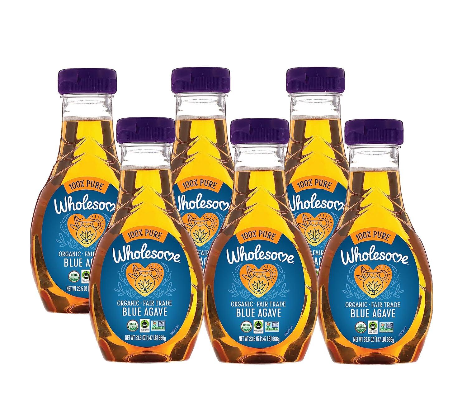 image:imageWholesome FT Organic Blue Agave 235oz 1PackOrganic Blue Agave Nectar