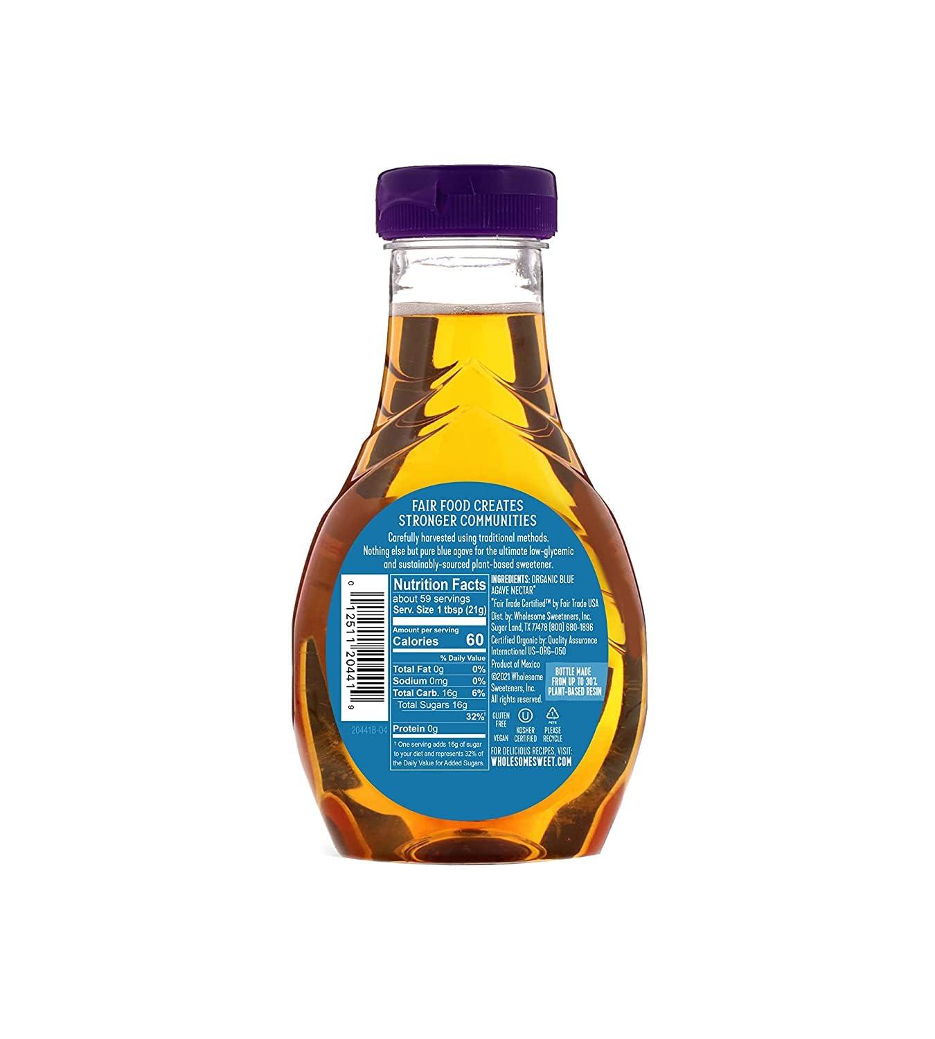 image:imageWholesome FT Organic Blue Agave 235oz 1PackOrganic Blue Agave Nectar