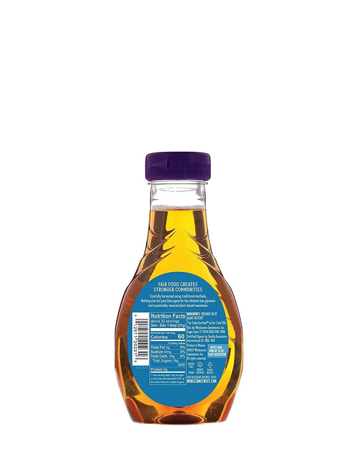 image:imageWholesome FT Organic Blue Agave 235oz 1PackOrganic Blue Agave Nectar