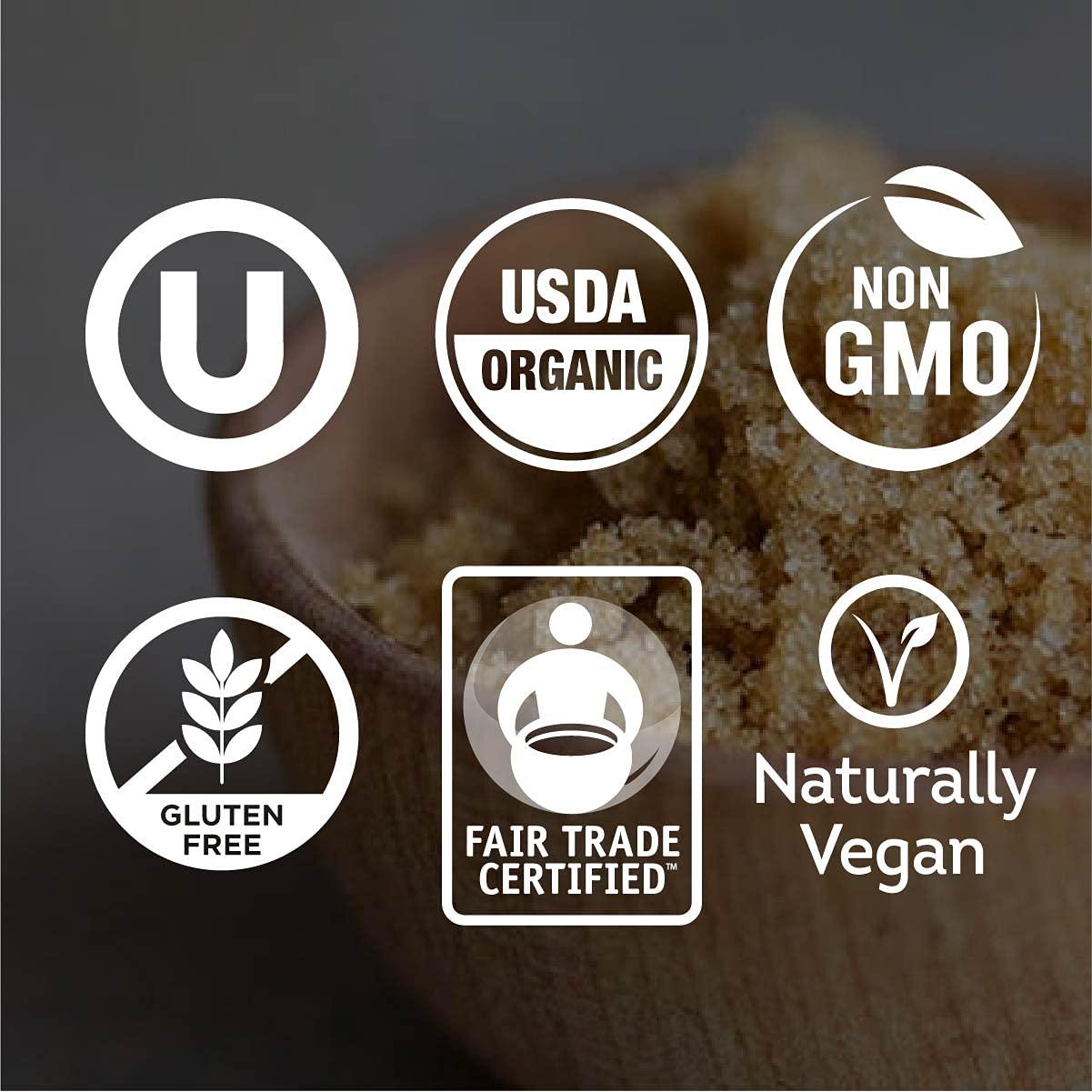 image:imageWholesome Fair Trade Organic Light Brown Sugar 24oz 6PackLight Brown Sugar