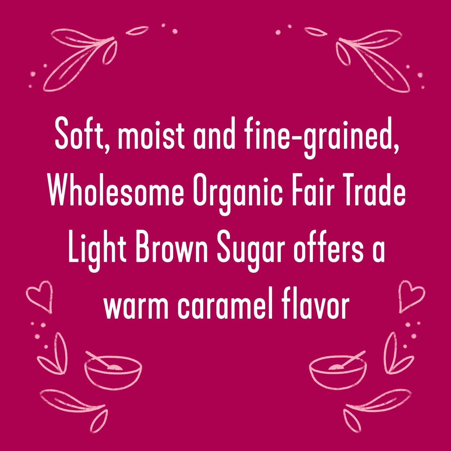 image:imageWholesome Fair Trade Organic Light Brown Sugar 24oz 6PackLight Brown Sugar