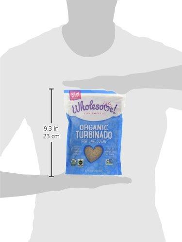 image:imageWholesome Organic Raw Cane Turbinado 24oz 1Pack24 Ounce Pack of 12