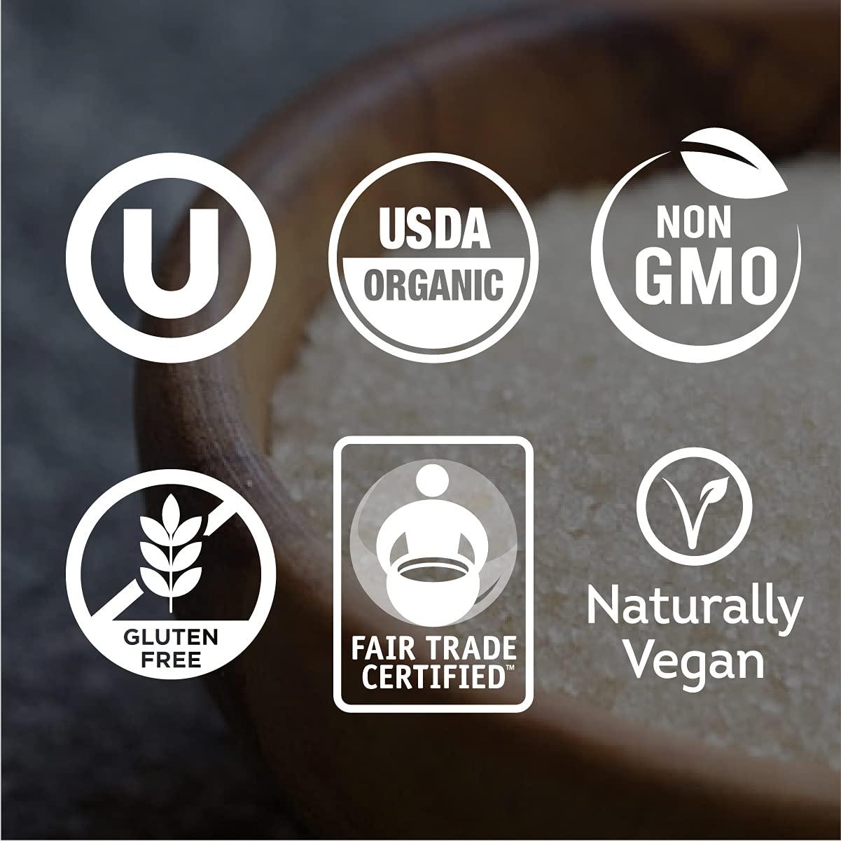 image:imageWholesome Sweeteners 10Pound Organic Cane Sugar Fair Trade Non GMO Gluten Free Pure amp Vegan for Baking and Sweetening10 LB