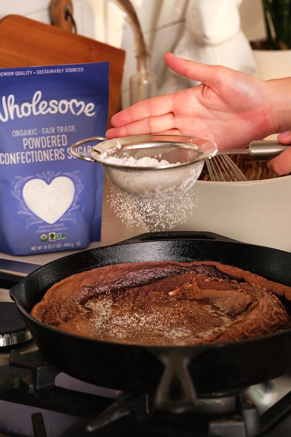image:imageWholesome Sweeteners 16Ounce Organic Powdered Confectioners Sugar Fair Trade Non GMO Gluten Free amp Vegan 6 Pack16 Ounce Pack of 1