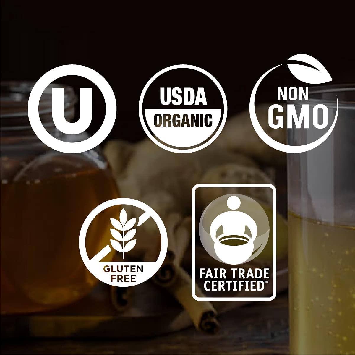 image:imageWholesome Sweeteners 24Ounce Organic Raw Unfiltered Honey Bottle 100 Pure Fair Trade Certified Non GMO Project Verified amp Gluten Free 1 Pack16oz