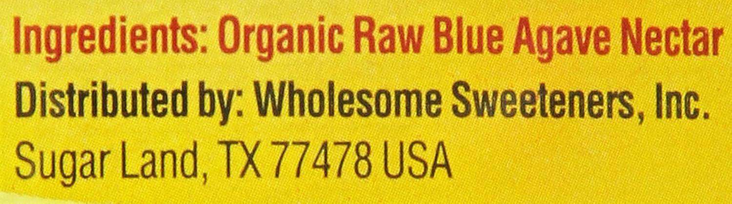 image:imageWholesome Sweeteners 44Ounce Organic Raw Blue Agave Nectar Fair Trade 100 Pure Non GMO Gluten Free amp Vegan 2 Pack44 Fl Oz Pack of 2