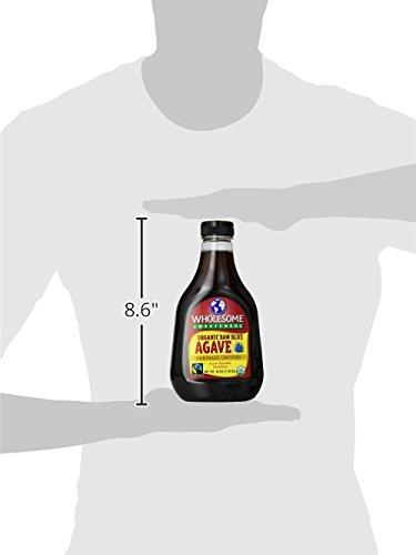 image:imageWholesome Sweeteners 44Ounce Organic Raw Blue Agave Nectar Fair Trade 100 Pure Non GMO Gluten Free amp Vegan 2 Pack44 Fl Oz Pack of 2