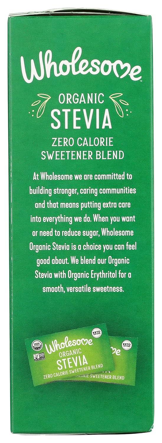 image:imageWholesome Sweeteners Organic Stevia 75 Count Packets Zero Calorie Sweetener Blend Keto Friendly Non GMO Gluten Free amp Vegan 1 Pack75 Packets