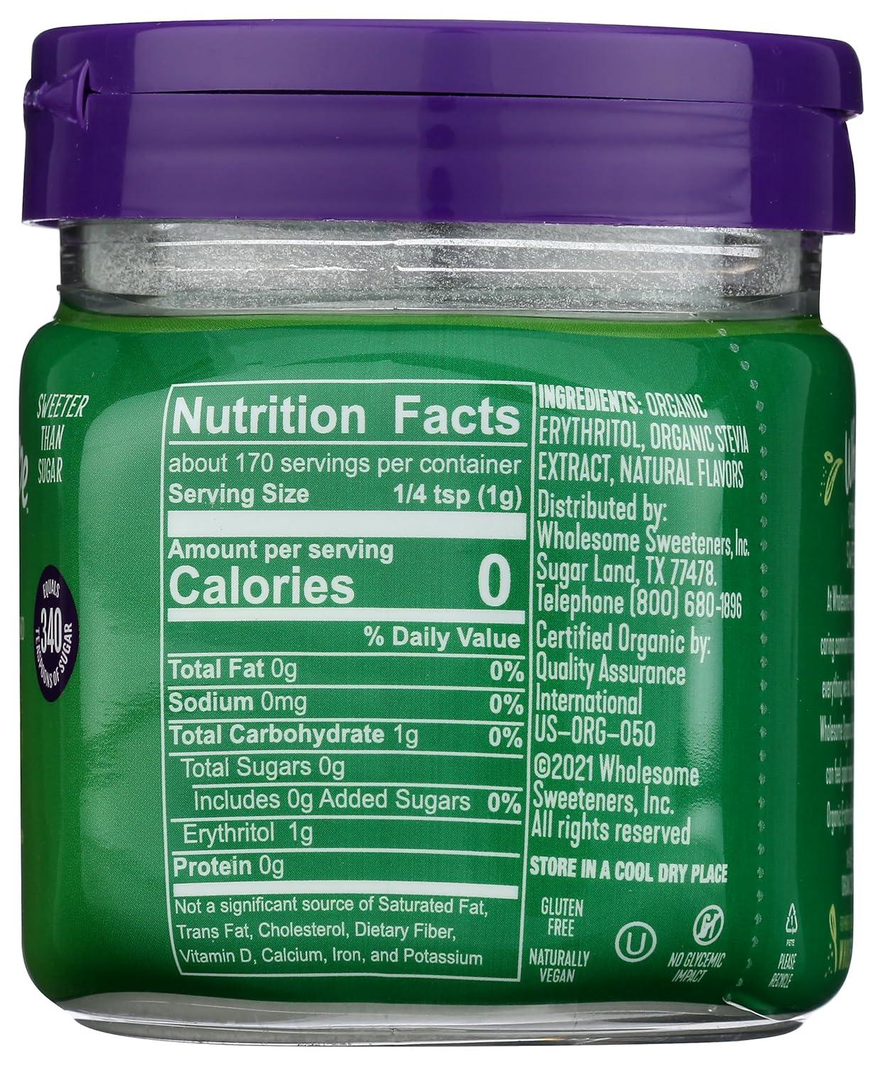 image:imageWholesome Sweeteners Organic Stevia 75 Count Packets Zero Calorie Sweetener Blend Keto Friendly Non GMO Gluten Free amp Vegan 1 PackJar