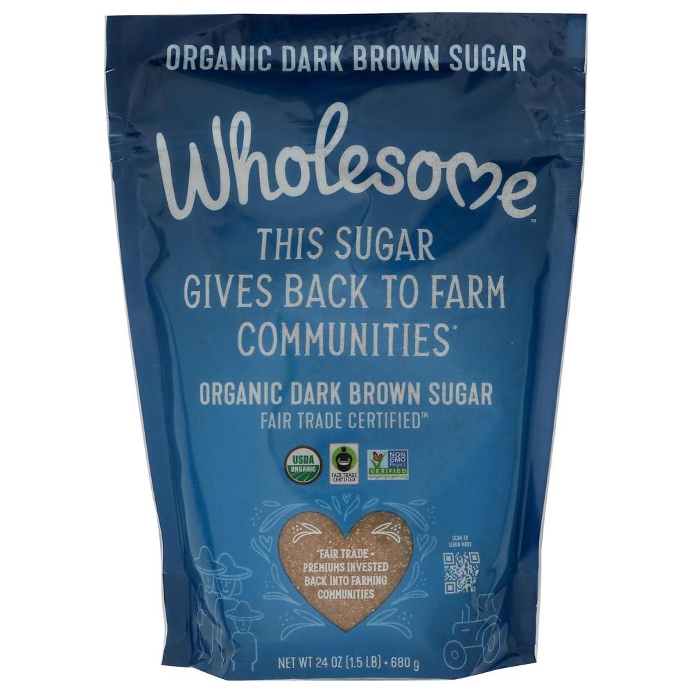 image:imageWholesome Fair Trade Organic Light Brown Sugar 24oz 6PackDark Brown Sugar