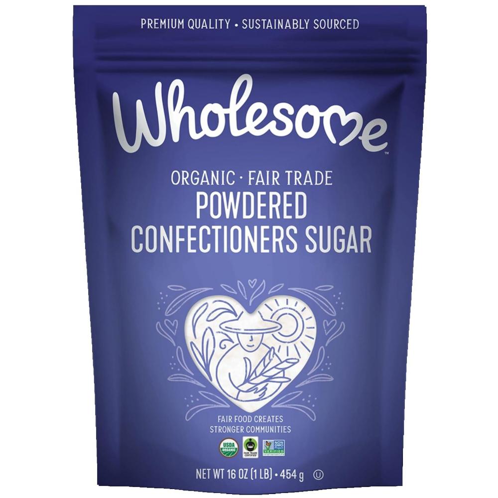 image:imageWholesome Sweeteners 16Ounce Organic Powdered Confectioners Sugar Fair Trade Non GMO Gluten Free amp Vegan 6 Pack16 Ounce Pack of 6