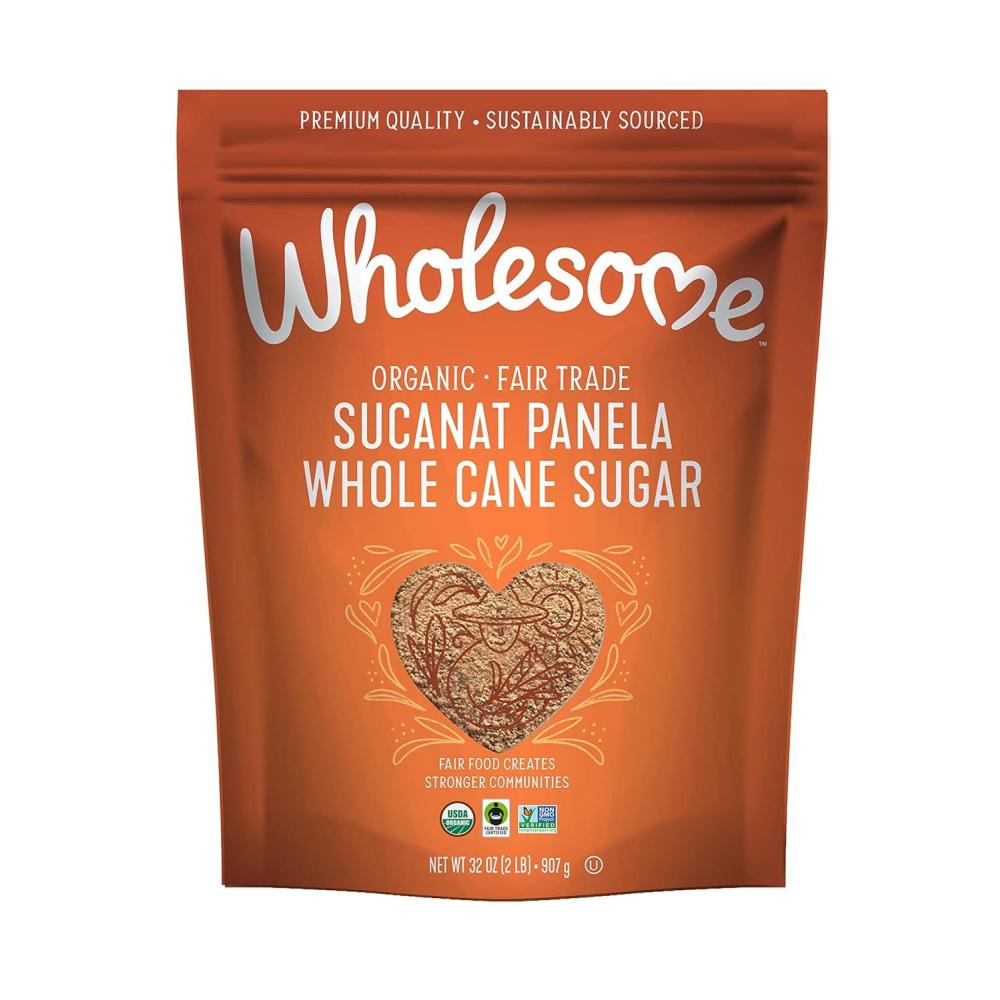image:imageWholesome Sweeteners 16Ounce Organic Sucanat Panela Whole Cane Sugar Fair Trade NonGMO Project Verified Gluten Free amp Vegan for Baking Sprinkling and More 12 Pack32 Oz