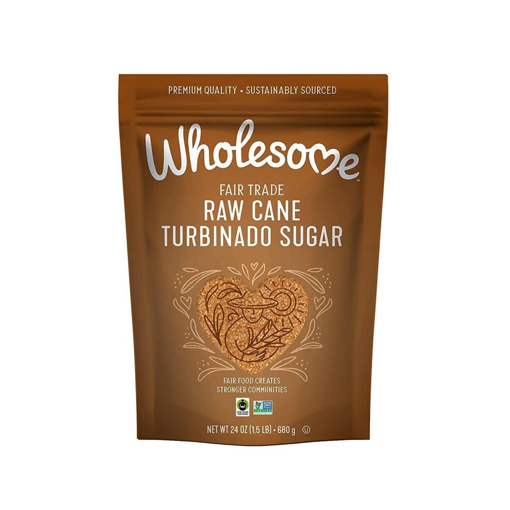 image:imageWholesome Sweeteners 24Ounce Raw Cane Turbinado Cane Sugar Fair Trade Non GMO Gluten Free amp Vegan 6 Pack24 Ounce Pack of 6