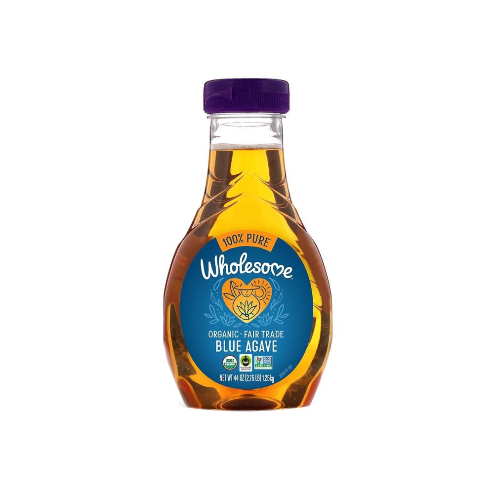 image:imageWholesome Sweeteners 44Ounce Organic Blue Agave Nectar Fair Trade 100 Pure Non GMO Gluten Free amp Vegan 2 Pack44 Ounce Pack of 1
