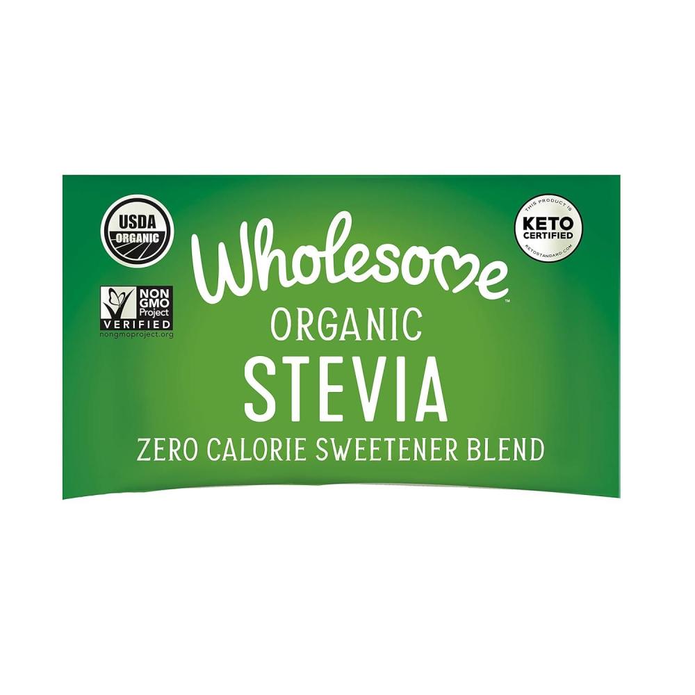 image:imageWholesome Sweeteners Organic Stevia 75 Count Packets Zero Calorie Sweetener Blend Keto Friendly Non GMO Gluten Free amp Vegan 1 Pack1000 Packets