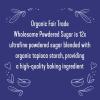 Wholesome Sweeteners 16-Ounce Organic Powdered Confectioners Sugar, Fair Trade, Non GMO, Gluten Free & Vegan, 6 Pack(16 Ounce (Pack of 1))