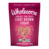 Wholesome Sweeteners Fair Trade Organic Light Brown Sugar, 24-Ounce Pouches (Pack of 6)