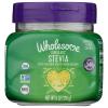 Wholesome Sweeteners Organic Stevia, 75 Count Packets, Zero Calorie Sweetener Blend, Keto Friendly, Non GMO, Gluten Free & Vegan, 1 Pack(Jar)