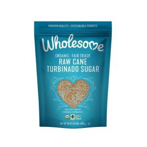Wholesome Organic Raw Cane Turbinado 24oz, 1-Pack(24 Ounce (Pack of 12))