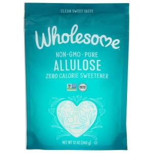 Wholesome Sweeteners 11.5-Ounce Allulose, Zero Calorie Sweetener, Keto Friendly, Non GMO, Non-Erythritol, Gluten Free & Vegan Liquid Sweetener, 1 Pack(12 Ounce (Pack of 8))