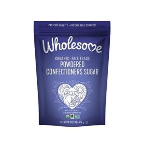 Wholesome Sweeteners 16-Ounce Organic Powdered Confectioners Sugar, Fair Trade, Non GMO, Gluten Free & Vegan, 6 Pack(16 Ounce (Pack of 1))