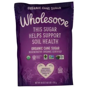 Wholesome Sweeteners 26-Ounce Cane Sugar, Fair Trade, Non GMO, Gluten Free & Vegan, for Baking and Sweetening, 1 Pack(Cane Sugar)