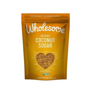 Wholesome Sweeteners Fair Trade Organic Coconut Palm Sugar, Non GMO & Gluten Free, 1 lb (Pack of 1)
